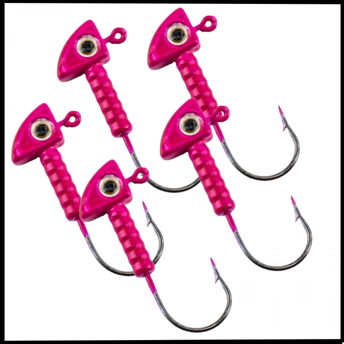 Uyguna-Yakala 7 gr - Pembe -Kurşunlu  Olta İğnesi Zoka -5 Adet ALA.236