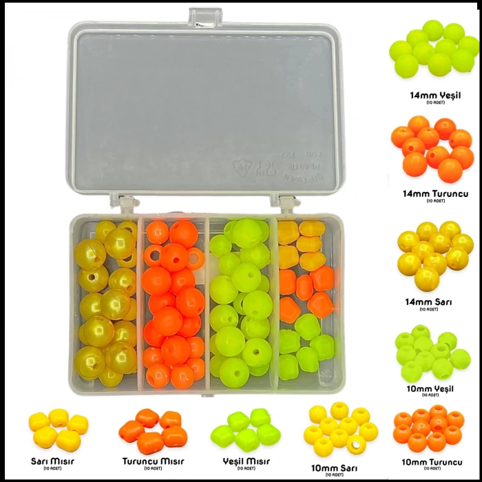 Uyguna-Yakala 75 Parça Sazan Boncuk Seti-TAK.135