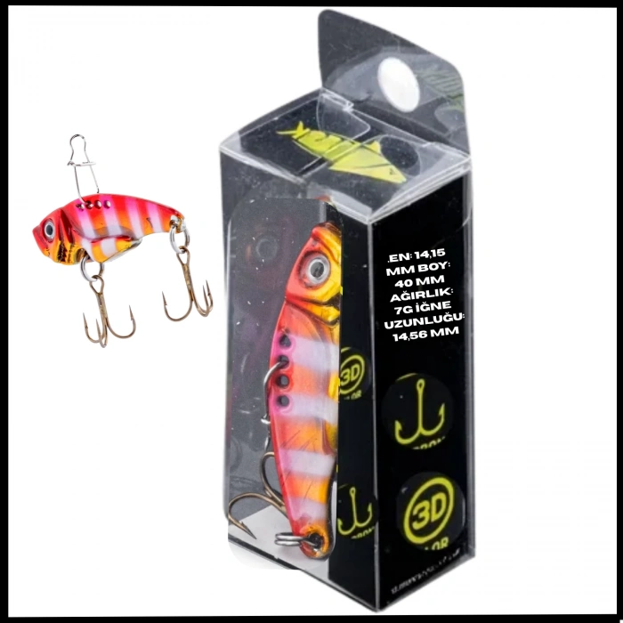 Uyguna-Yakala  7g 40mm- Titreşim Yem -Pembe Panter- UV Boyalı-YEM.741