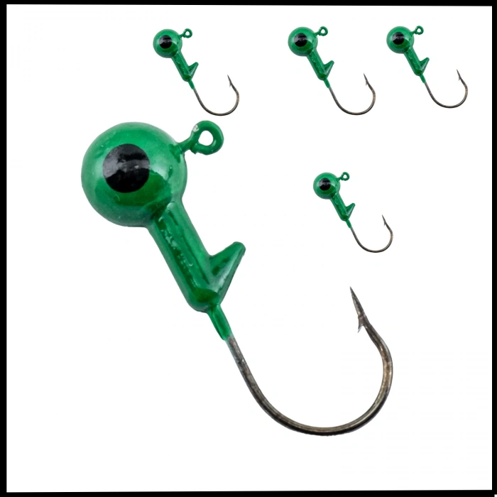 Uyguna-Yakala 8 gr - Yeşil -Kurşunlu  Olta İğnesi Zoka -5 Adet ALA.287