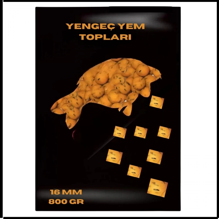 Uyguna-Yakala 800 Gr Yengeç Yem Topları 16 Mm-OOM.014