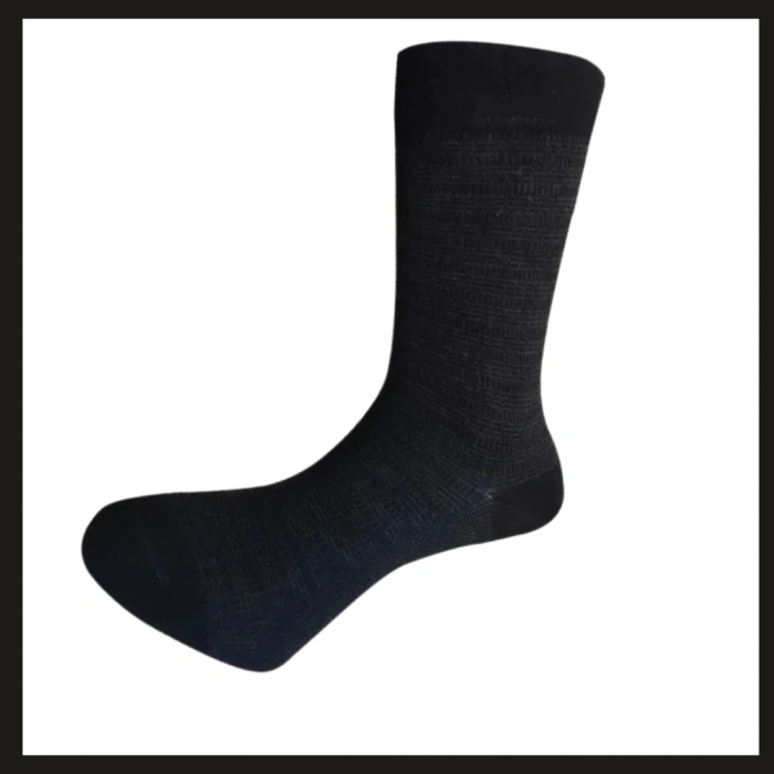 Uyguna-Yakala Penye Casual 3lü Erkek Çorabı-RAP.102