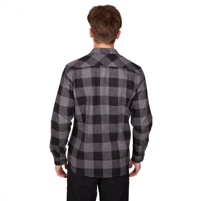 Uyguna-Yakala Antrasit  Erkek Ekose  Gömlek-LEK.080
