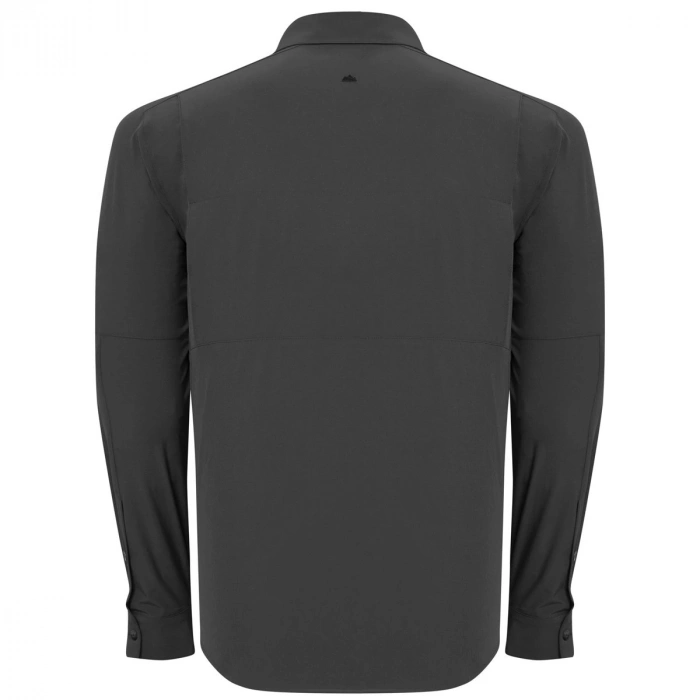 Uyguna-Yakala Alpinist Natriks Uzun Kollu Erkek Gömlek Antrasit (600702)