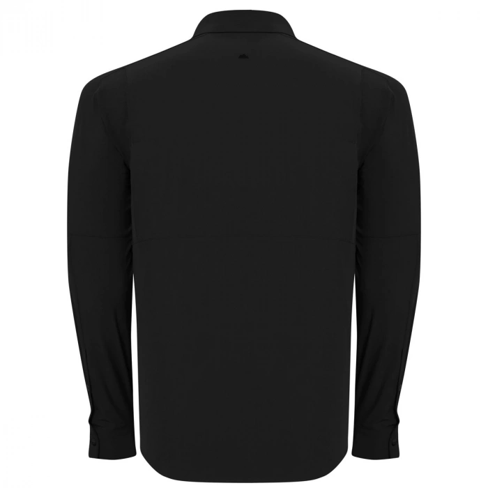 Uyguna-Yakala  Siyah  Uzun Kollu Erkek Gömlek-LEK.077