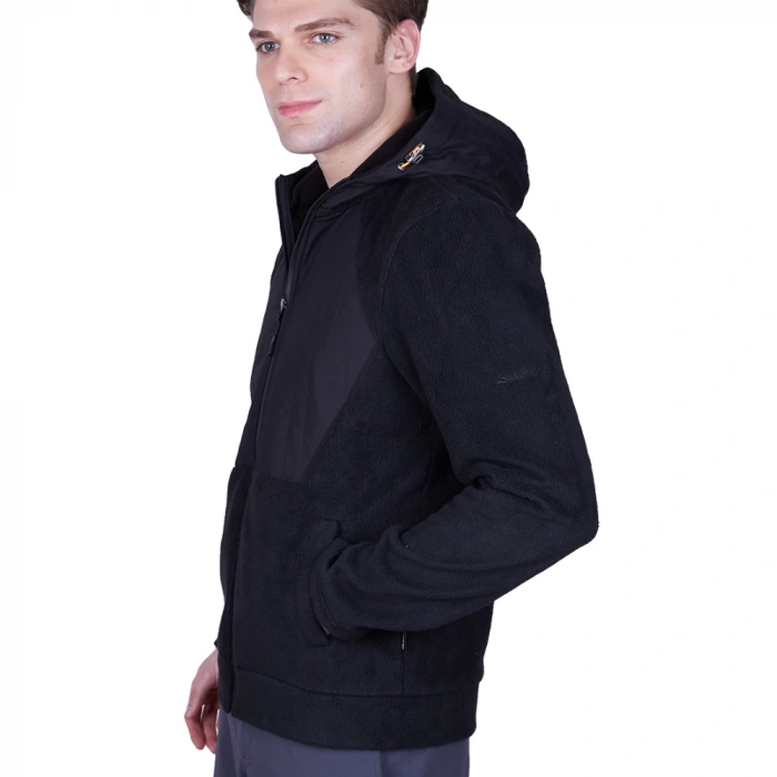 Uyguna-Yakala Erkek Sweatshirt Siyah -SH.416