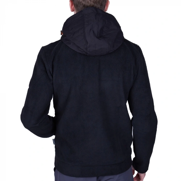 Uyguna-Yakala Erkek Sweatshirt Siyah -SH.416