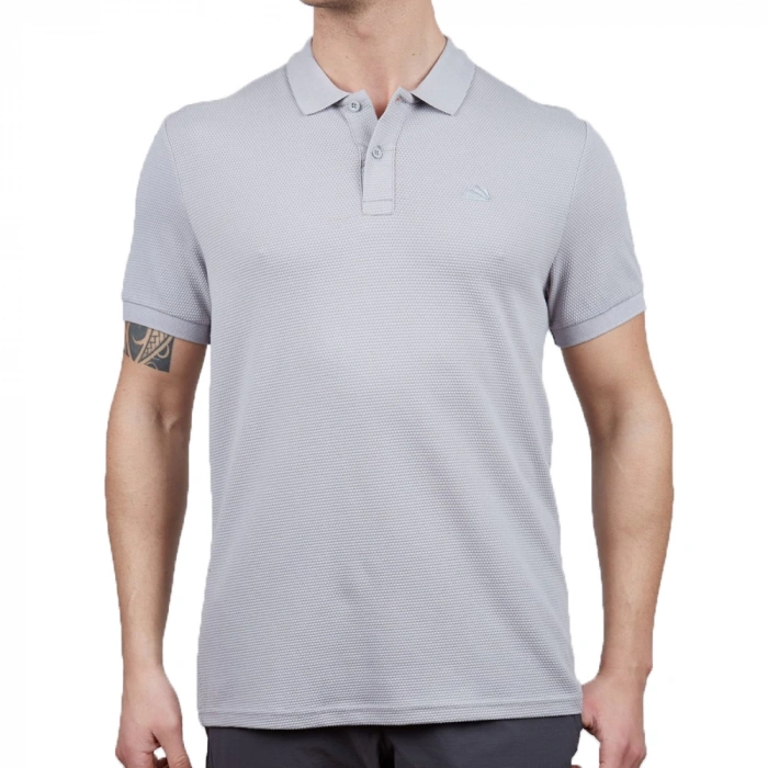 Uyguna-Yakala  Erkek Polo T-shirt Gri-SH.426