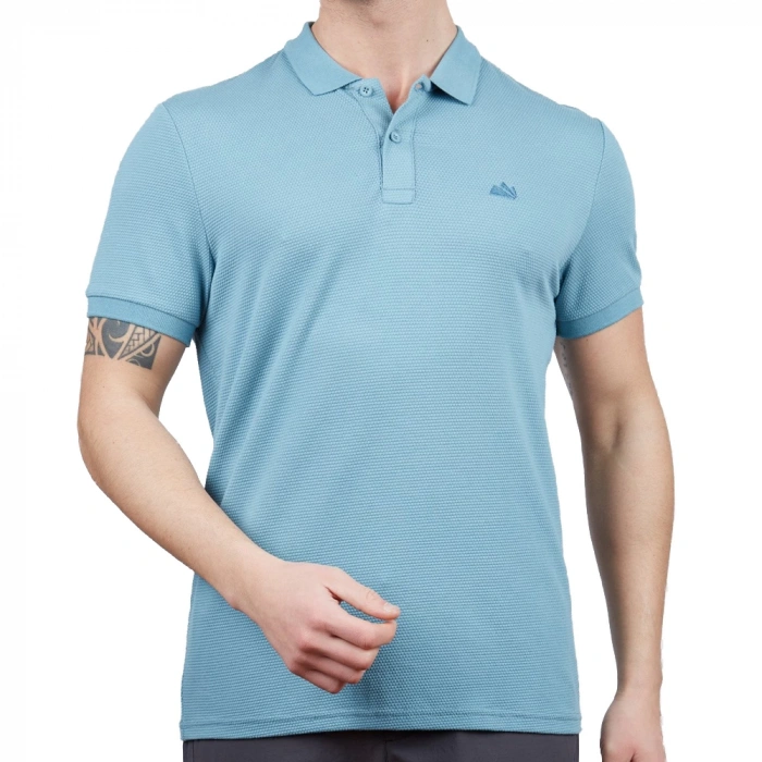 Uyguna-Yakala Erkek Polo T-shirt S.blue -SH.425
