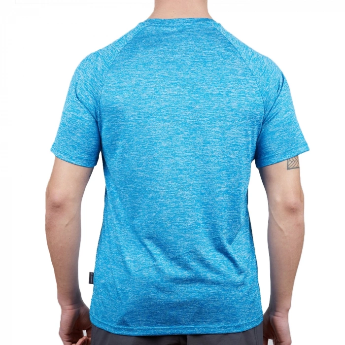 Uyguna-Yakala  Erkek T-Shirt Deniz Mavisi-510-DM