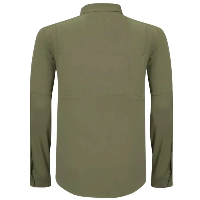 Uyguna-Yakala Haki  Uzun Kollu Erkek Gömlek -LEK.072