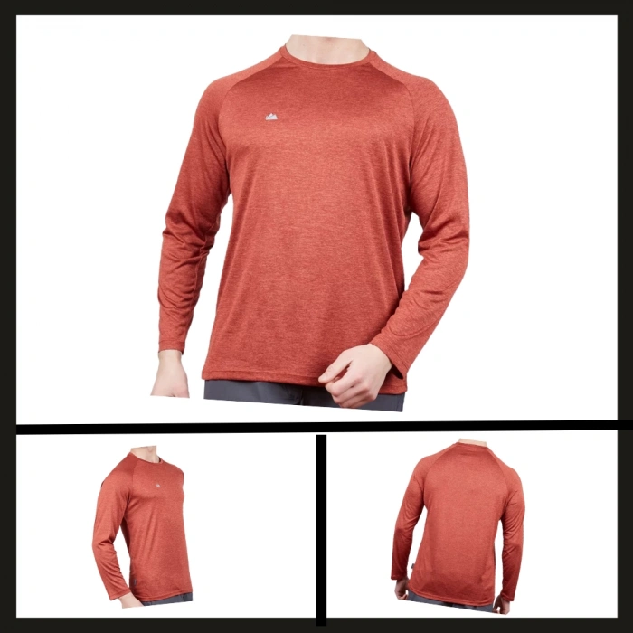 Uyguna-Yakala Erkek Sweatshirt Kırmızı -SH.420