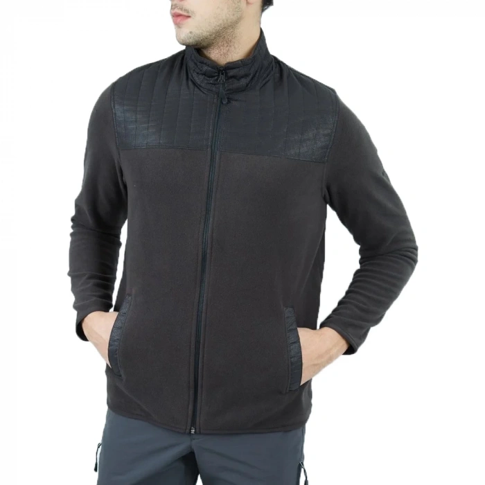 Uyguna-Yakala Erkek Polar Mont Antrasit -KAB.702