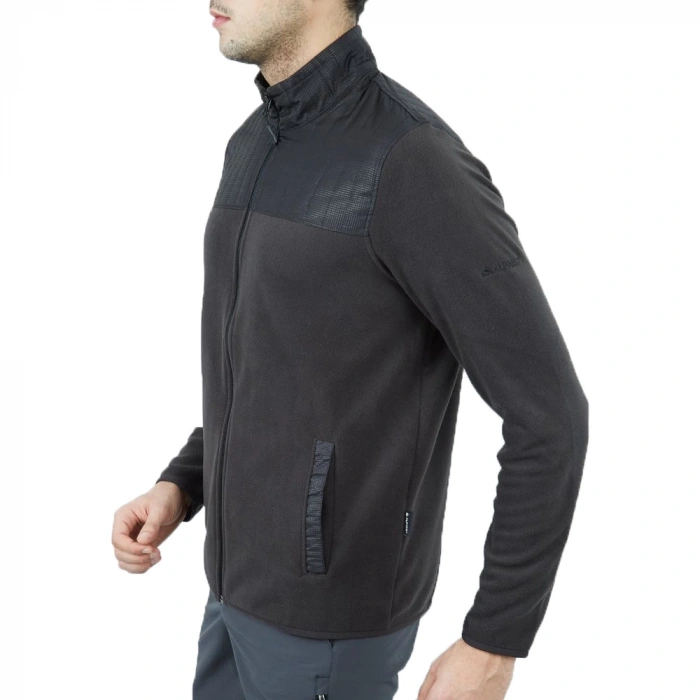 Uyguna-Yakala Erkek Polar Mont Antrasit -KAB.702