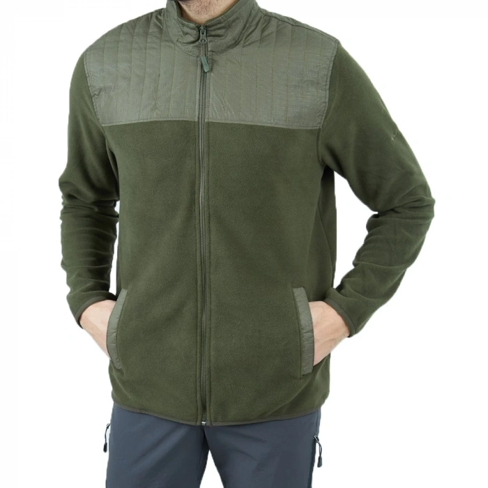 Uyguna-Yakala  Erkek Polar Mont Haki -KAB.704