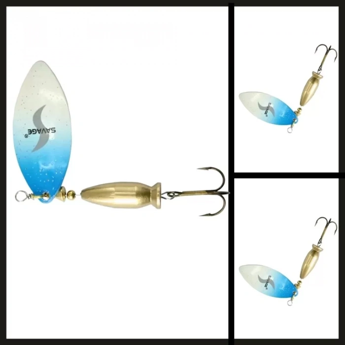 Uyguna-Yakala Alt Beyaz/üst Mavi No:2/16 Gr Long Döner Kaşık-KAŞ.093