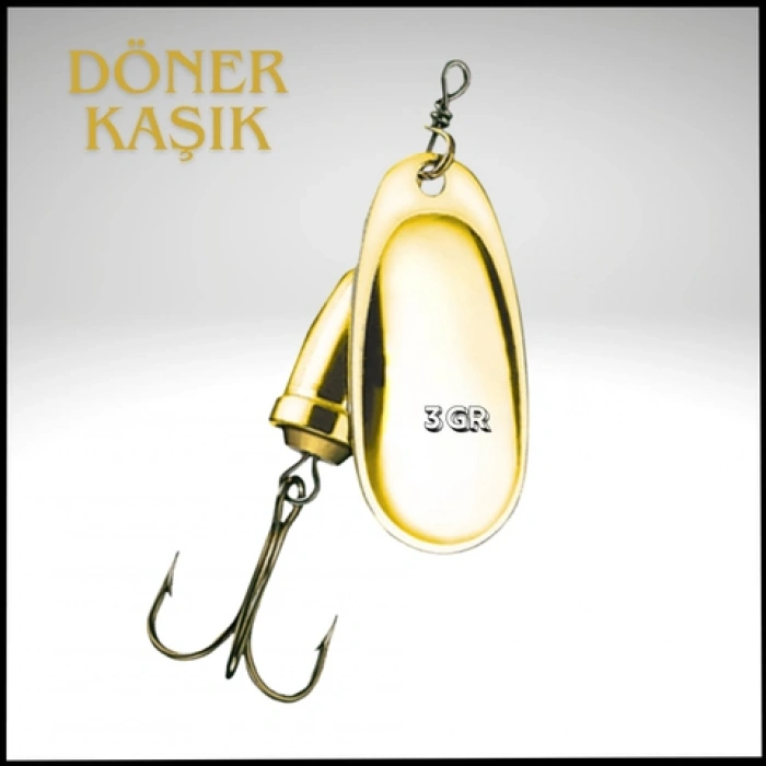 Uyguna-Yakala Altın 3 Gr Döner Kaşık-AŞ.426