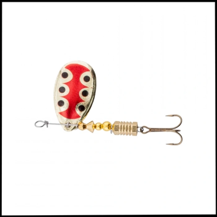 Uyguna-Yakala Altın Uğur Böceği - 7g -Alabalık/Turna/Levrek Olta Kaşığı Döner Kaşık -KAS.746