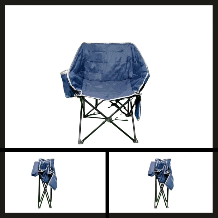 Uyguna-Yakala Lacivert Argeus Balcony Comfort Katlanabilir Kamp Sandalyesi-TAB.075