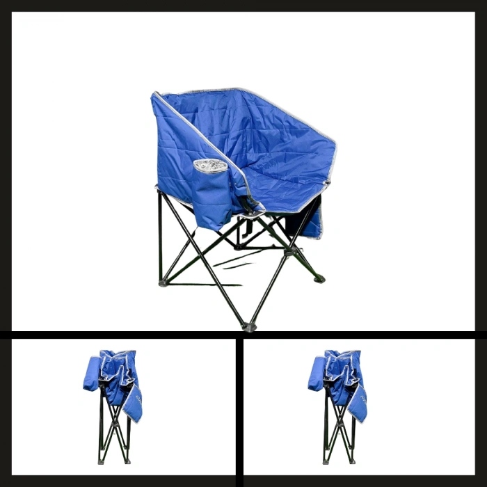Uyguna-Yakala Mavi Argeus Balcony Comfort Katlanabilir Kamp Sandalyesi-TAB.061