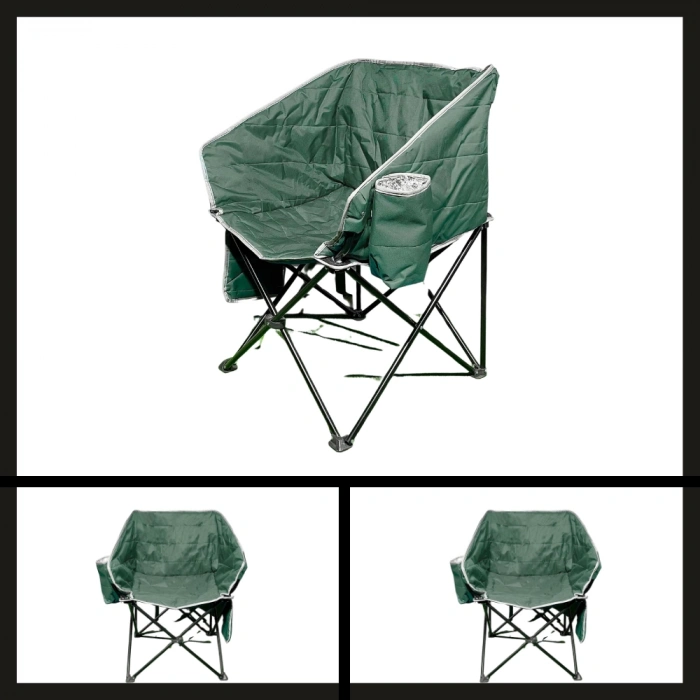 Uyguna-Yakala Yeşil Argeus Balcony Comfort Katlanabilir Kamp Sandalyesi-TAB.076