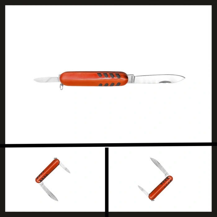 Uyguna-Yakala Turuncu (k5017-8) Argeus Çift Ağızlı Cep Çakısı-CAK.425