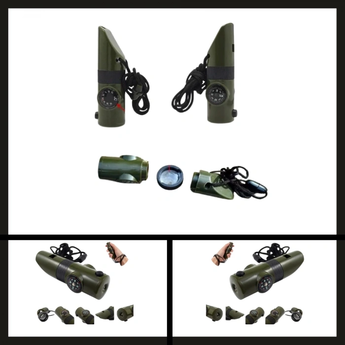 Uyguna-Yakala H7-1 Argeus Fenerli Dereceli Pusulalı Düdük-PUS.017