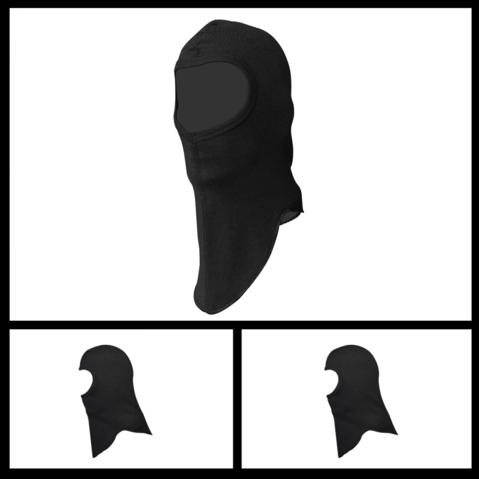 Uyguna-Yakala Siyah Argeus Heatpro Çocuk Kar Maskesi-PKA.038