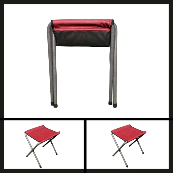 Uyguna-Yakala Bordo Argeus Katlanabilir Pedli Tabure-TAB.049