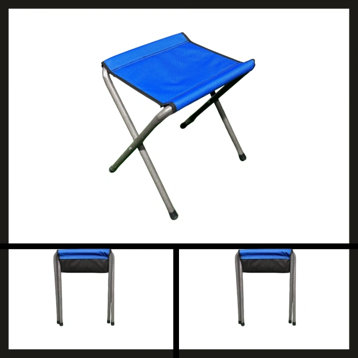 Uyguna-Yakala Mavi Argeus Katlanabilir Pedli Tabure-TAB.052