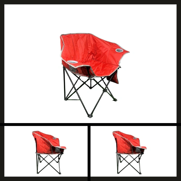 Uyguna-Yakala Kırmızı Argeus Nevgrande Comfort Katlanabilir Kamp Sandalyesi-TAB.077