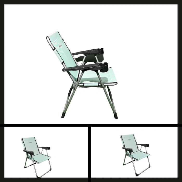 Uyguna-Yakala Su Yeşili (a-03)Argeus Rock Katlanabilir Kamp Sandalyesi Bardaklı-TAB.040