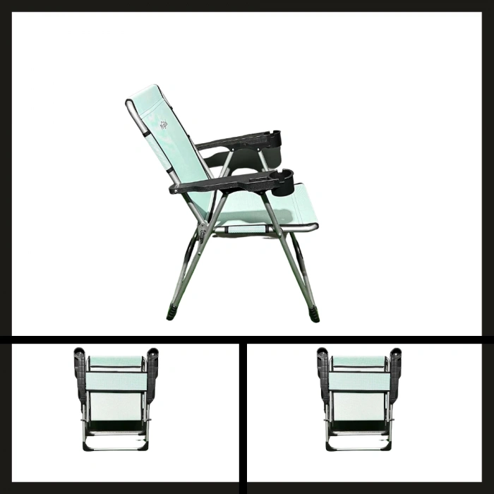 Uyguna-Yakala Su Yeşili (a-03)Argeus Rock Katlanabilir Kamp Sandalyesi Bardaklı-TAB.040
