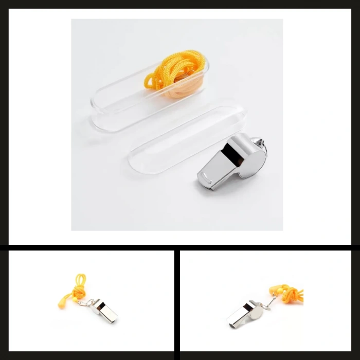 Uyguna-Yakala Büyük Argeus Yüksek Desibel Metal Acil Durum hakem Düdüğü-PUS.024