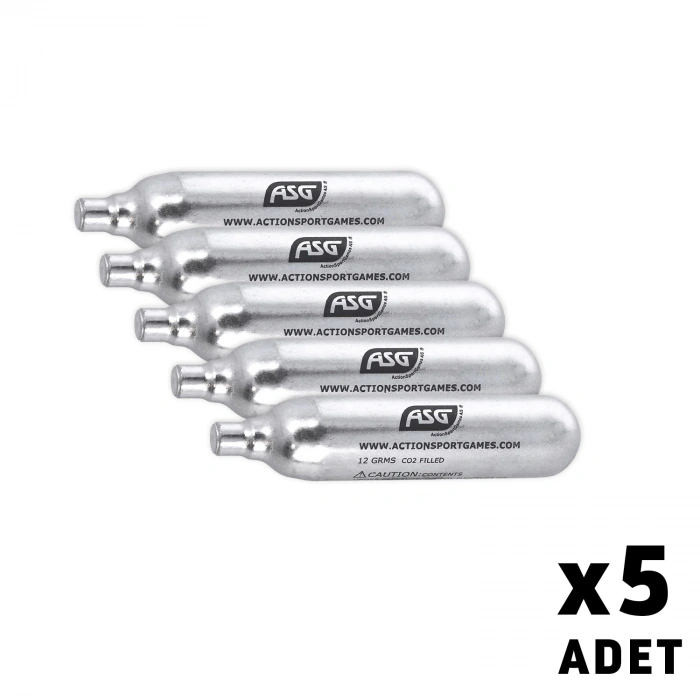 Uyguna-Yakala ASG 12 gr CO2  Airsoft Tüpü - 5 Adet