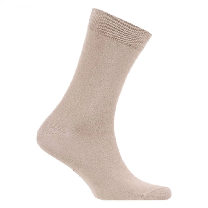 Uyguna-Yakala Bambu Çorap - Thermoform - Bej