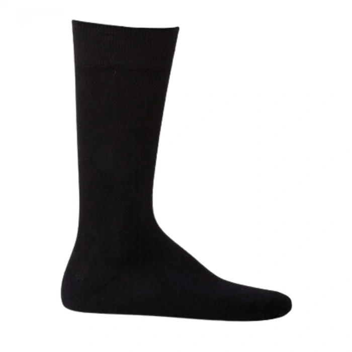 Uyguna-Yakala Bambu Çorap - Thermoform - Siyah