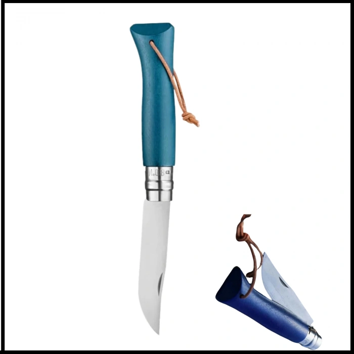 Uyguna-Yakala Çakı No:8 Kayın Ağacı Mavi- CAK.490