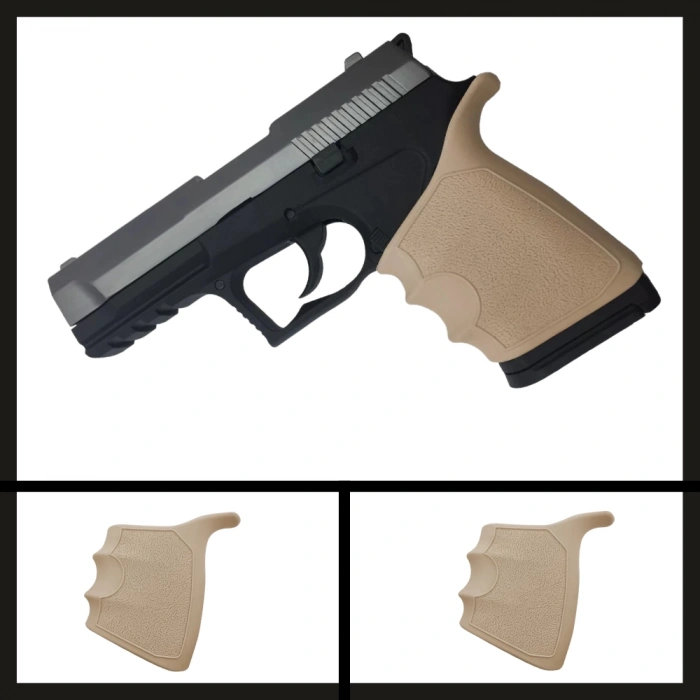 Uyguna-Yakala Canik TP9, Zigana PX9, SAR9 Geçmeli Plastik Kabze Krem