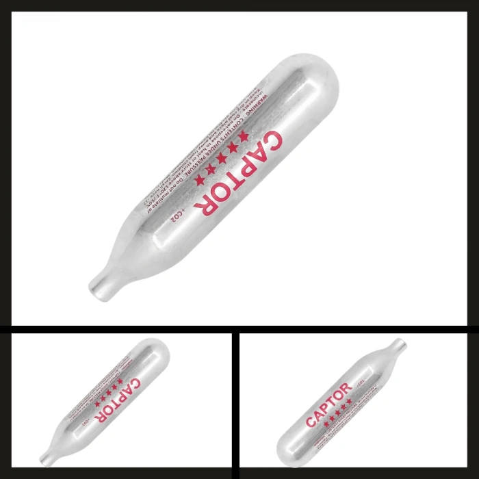 Uyguna-Yakala 12 Gr Co2  Captor Airsoft Tüpü-VAK.365