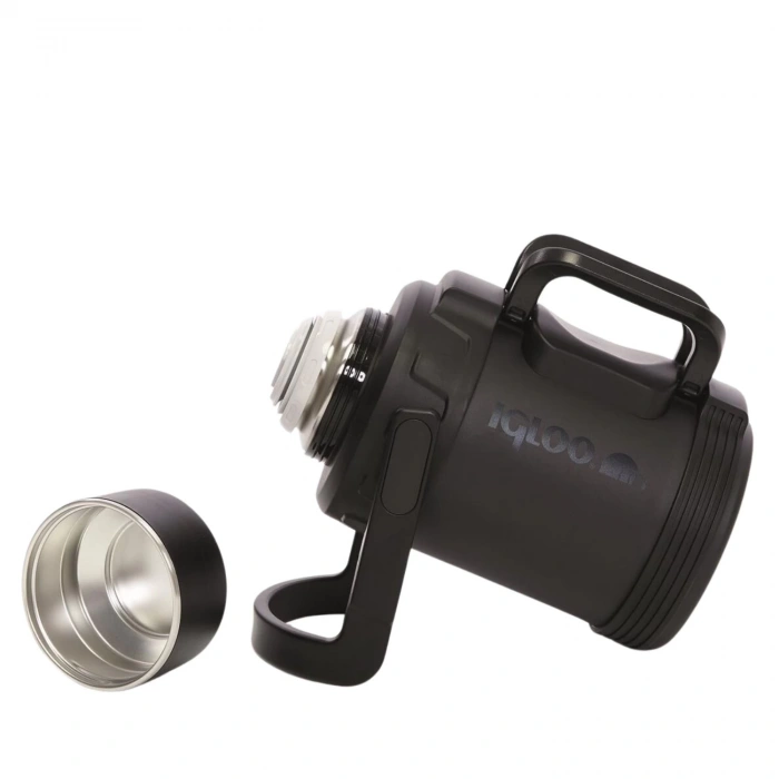 Uyguna-Yakala Çelik Termos - Igloo - Big Barrel - 3 lt - Siyah - 205678