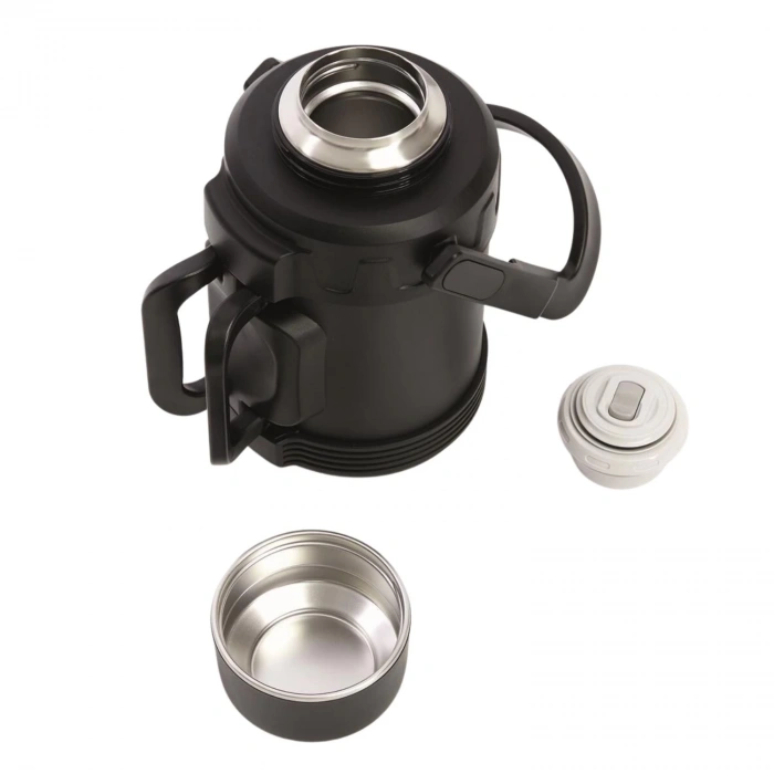 Uyguna-Yakala Çelik Termos - Igloo - Big Barrel - 3 lt - Siyah - 205678