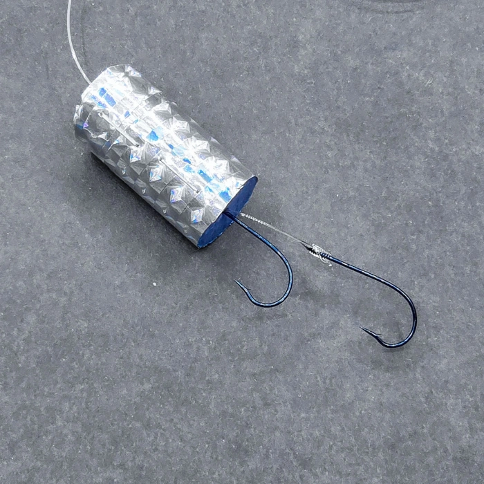 Uyguna-Yakala Çinekop Hazır Takım - Fishack - 2 İğneli - Fırdöndülü - Parlak Mantarlı - 1 Adet