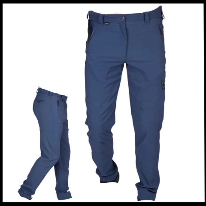 Uyguna-Yakala  Çivit Mavisi Pantolon Su İtici Kumaş  Kargo Cepli  Strech -080-I