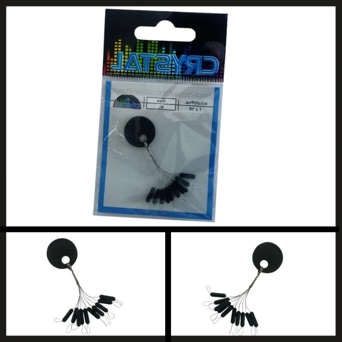 Uyguna-Yakala 10 Adet Crystal Kauçuk Stopper M-MAL.250