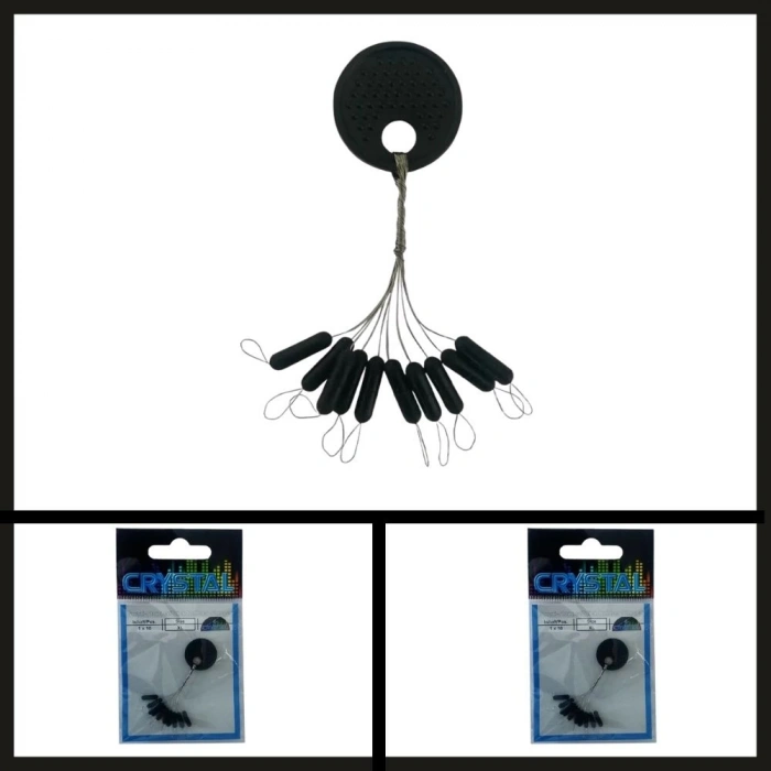 Uyguna-Yakala 10 Adet Crystal Kauçuk Stopper Xl-MAL.252