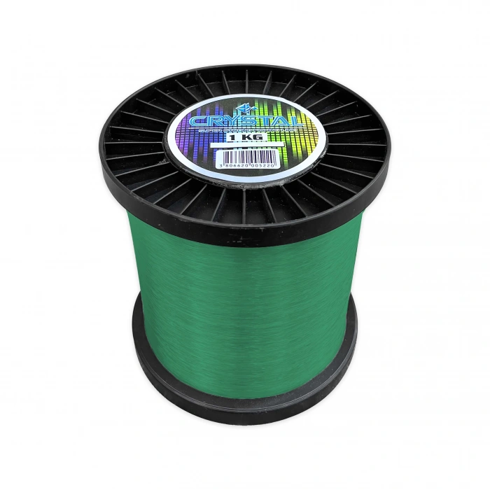 Uyguna-Yakala Crystal Yeşil Bobin Misina 1 KG Ekstra Güçlü