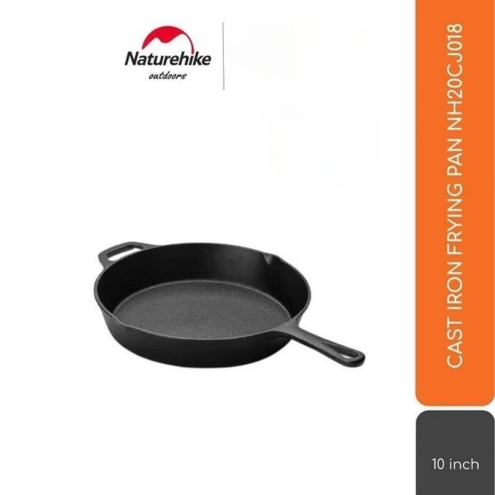 Uyguna-Yakala Demir Döküm Tava - Naturehike Ultra Light - 10 Inch