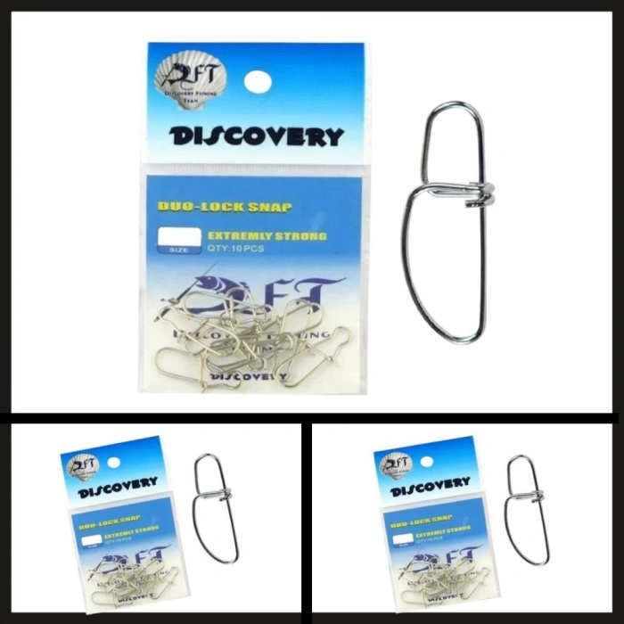 Uyguna-Yakala 10 Adet  Dft Cjs032 Duo Lock Nikel Klips No:4-DON.003