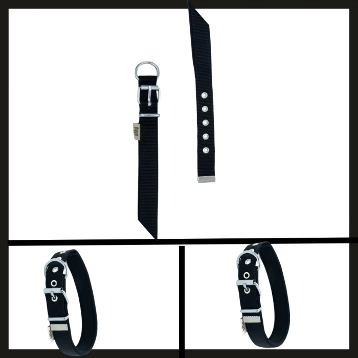 Uyguna-Yakala Kırmızı 2.5*37-45 Cm  Dokuma Boyun Tasması-SMA.339